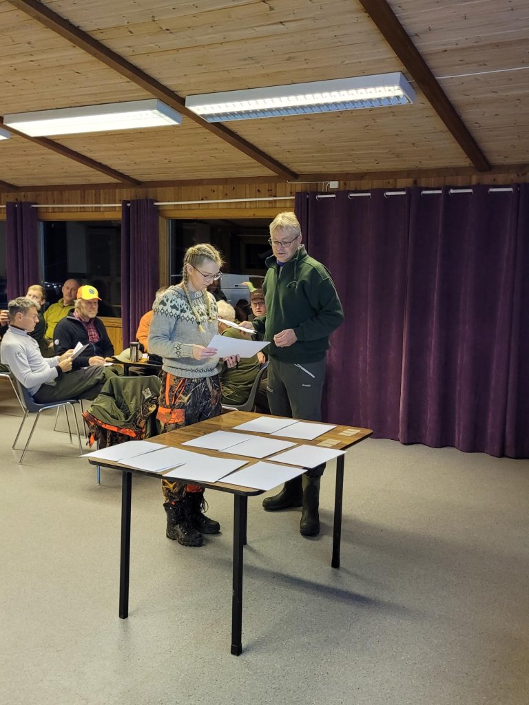 Fra samlingen på Håsken før prøvestart