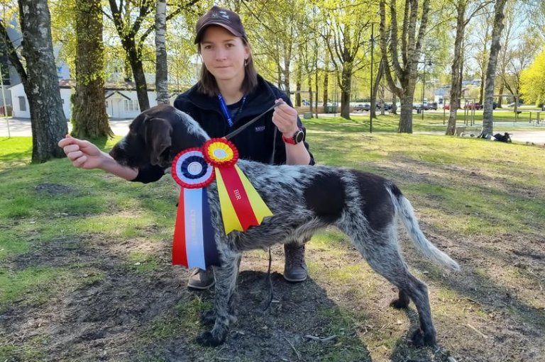 Valeria Lindvåg 3. AK spor med SV Brunla.