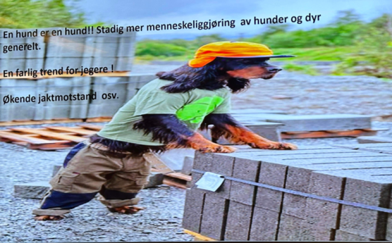 Og ikke minst, vi må ikke menneskeliggjøre hunden. En hund er en hund.