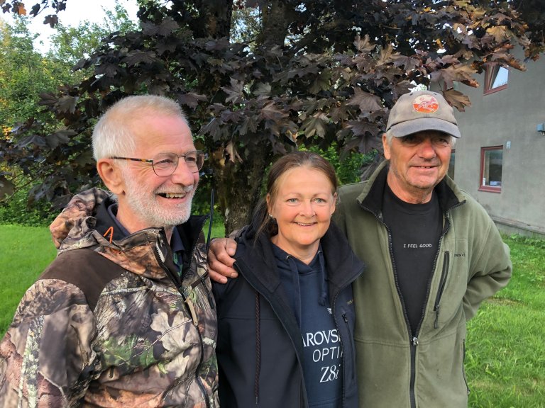 Per Jacobsen, Elisabeth Dolven Boesen og Boe Boesen er de tre initiativtakerne til blodspormesterskapet.