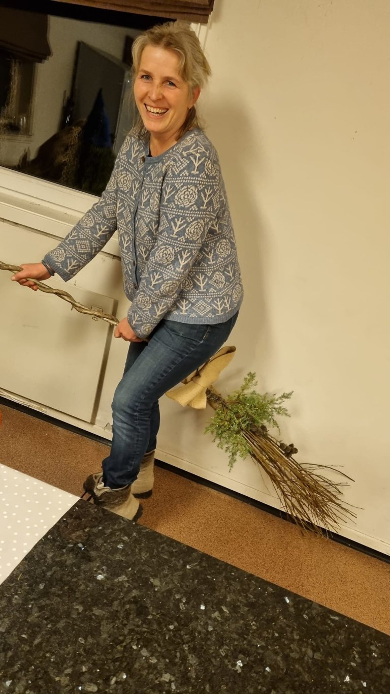 Sibylle på veg til Blokksberg