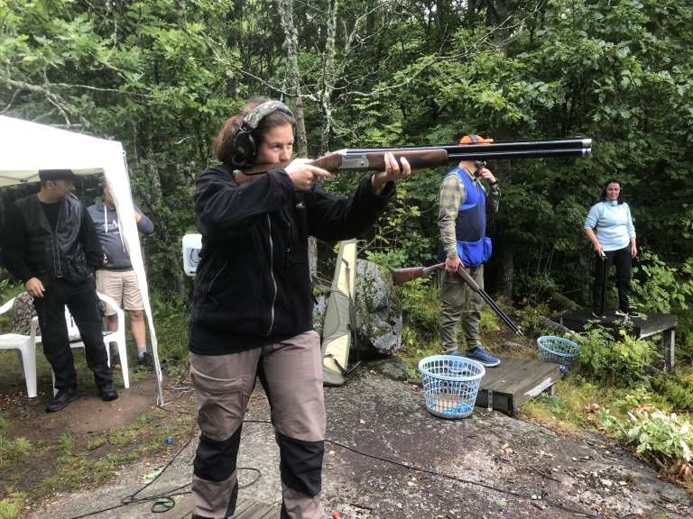 Pia havnet øverst på pallen med 17 duer.