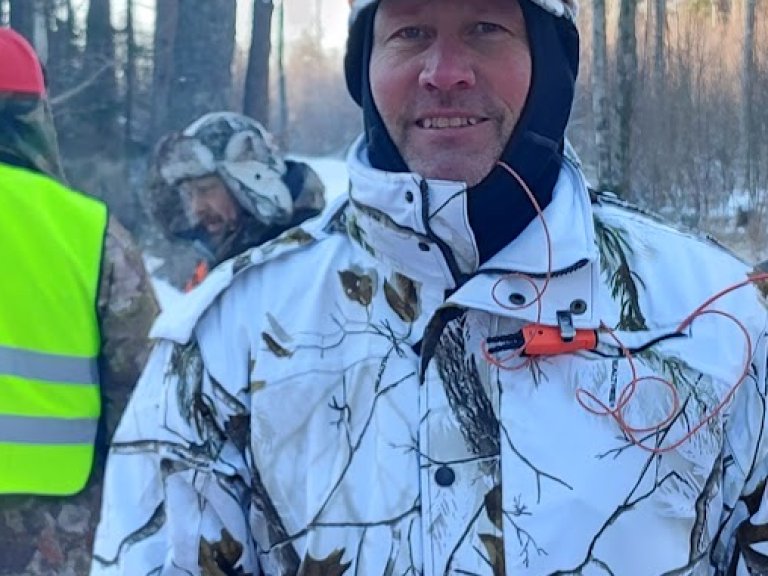 Hyggelig å få besøk av Øystein Cock Rønning fra NJFF Vestfold.