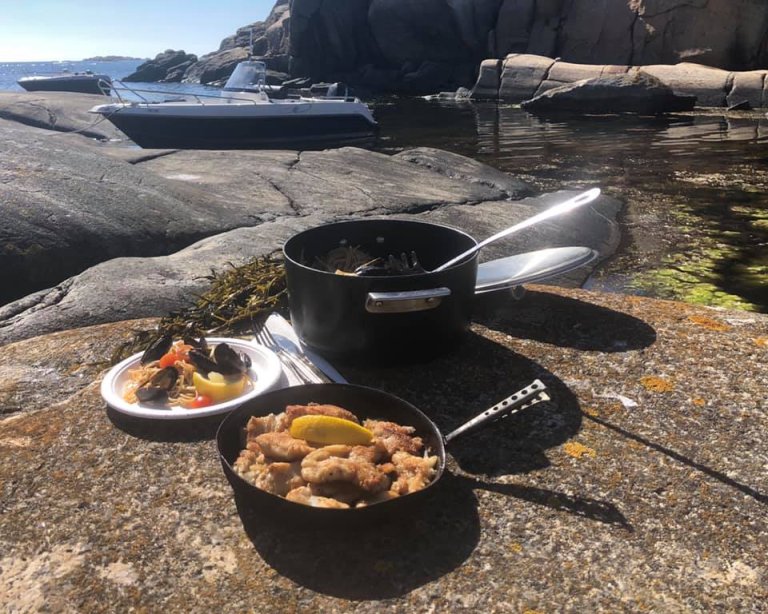 Båtliv med matlaging