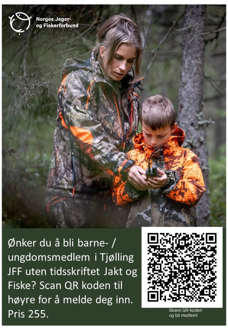Bli barne- / ungdomsmedlem uten Jakt og Fiske