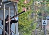 Jaktskytterskolen erfarne trener på haglebane 2 tirsdag 29 april 2025