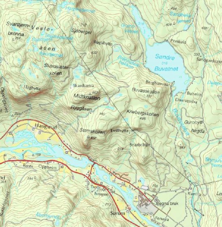 Ruglihytta i Begnadalen