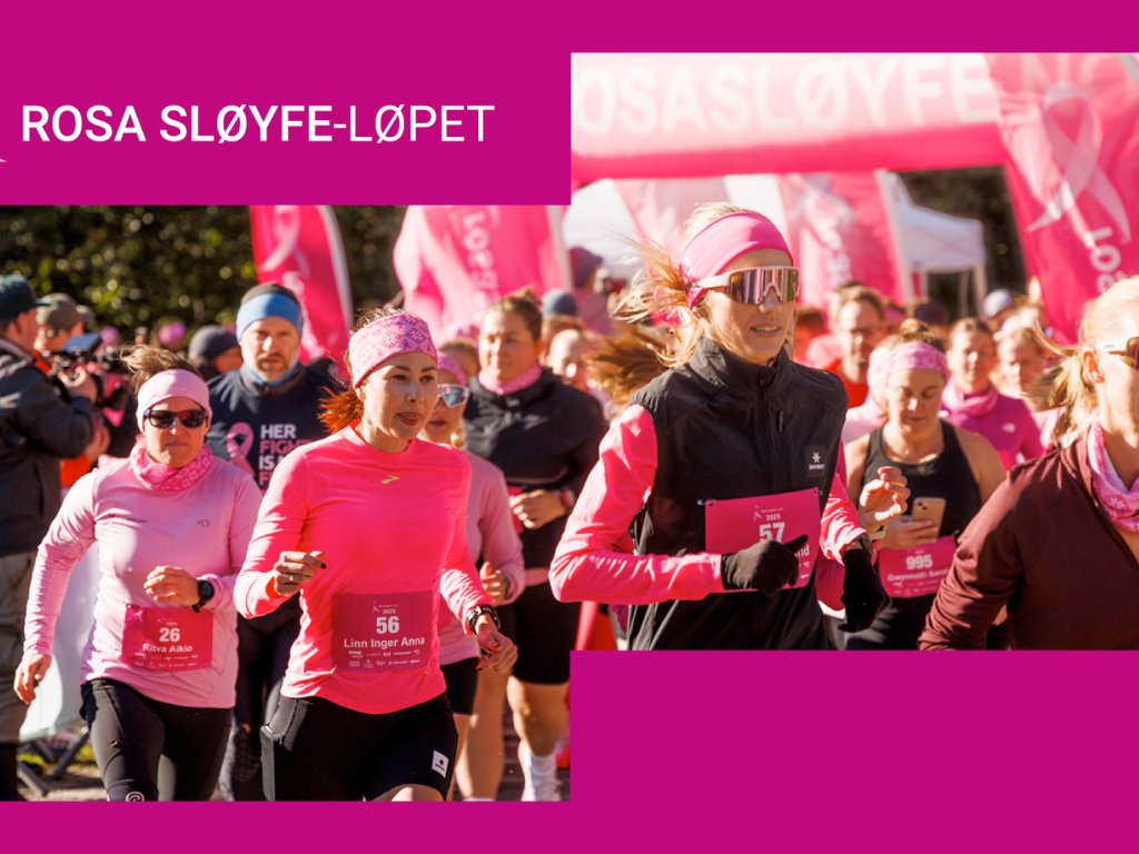 Rosa sløyfe-løpet Nannestad-Sjonken