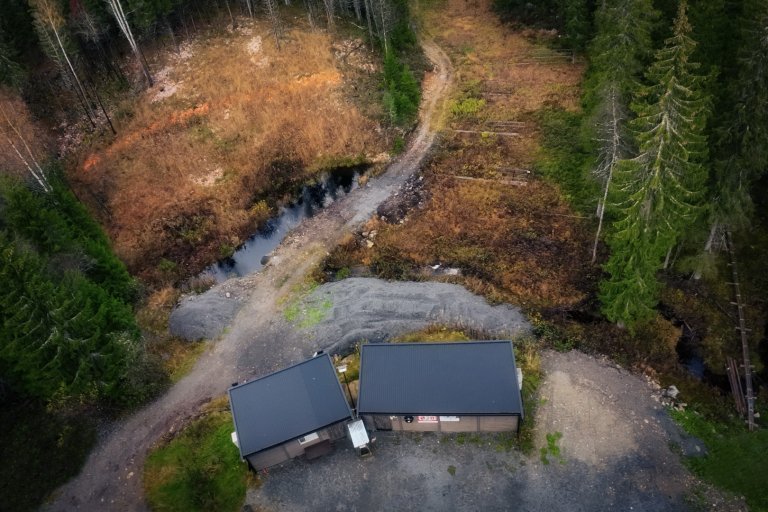 Oversiktsbilde Annekloppa trap bane, Rælingen JFF