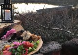 Bålmat og fisking for damer ved grillhytta ved Lindsjøen