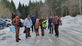 Erfarne og ferske skyttere. F.v.: F.v.: Cato Marken, Kjetil Mostue, Petter Martinsen, Eivind Nilsen, Stein Gunnar Nilsen, Knut Olav Gjerstad og Tom Fjeldstad. Foto: AMG