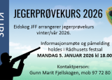 Jegerprøvekurs 2026