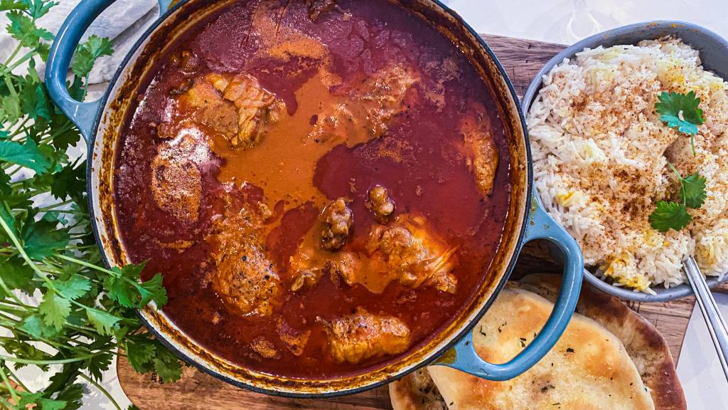 Andelår i indisk gryte
