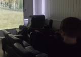 Kvinnekveld med simulator på klubbhuset
