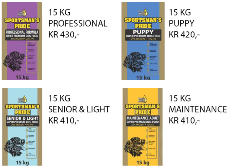 Hundefor priser