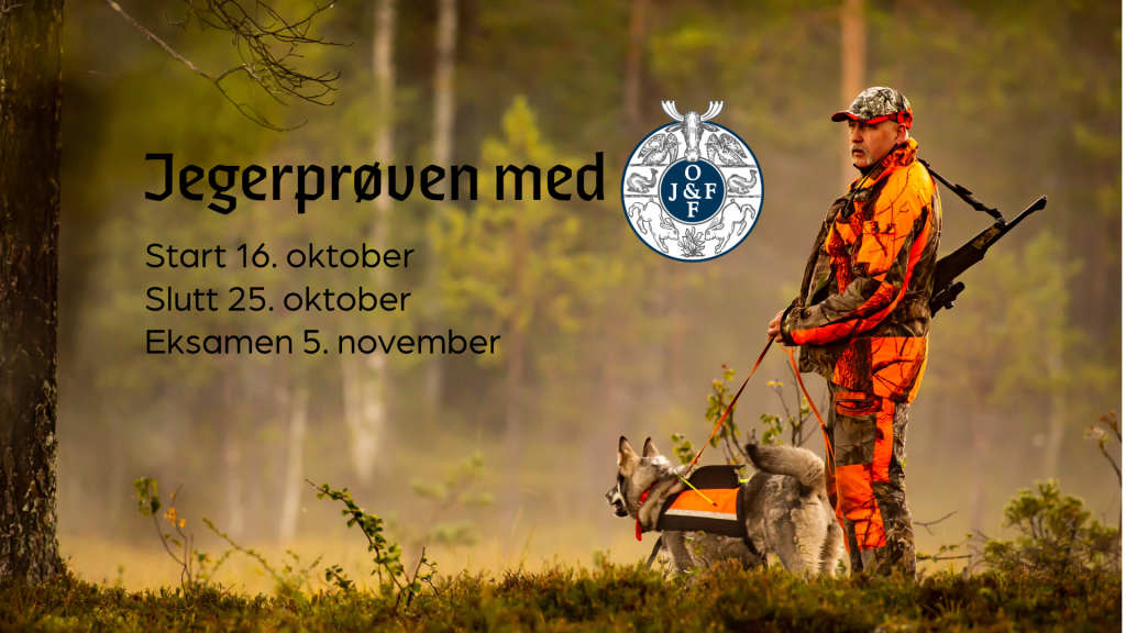 Jegerprøvekurs med Oslo JFF start 16/10-26