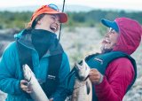 Fiskejenter - Basiskurs i fiske for kvinner på Nøklevann