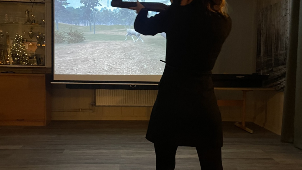 Jakt og fiskeskolen - skyting på simulator