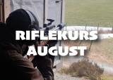 Kurs i rifleskyting august