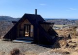 Friluftskveld ved dagsturhytta på Åmodtsfjellet