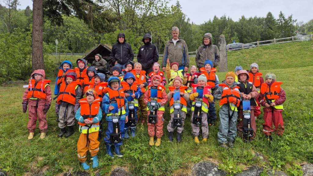 Fiskedag med barnehagen i Nybøstrondi