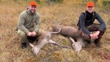 Lykkelige hjortejegere på introjakt på Songli, Orkanger