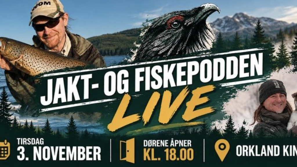 Jakt- og fiskepodden LIVE + Cato Bekkevold